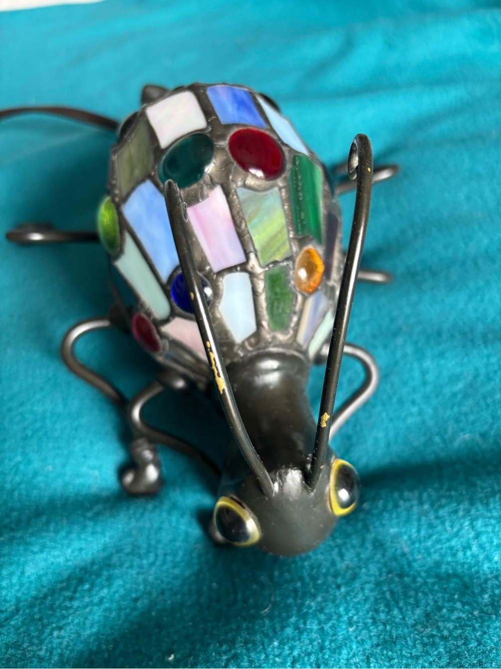 Stained Glass Mosaic Bug Lamp - Multicolor - Picture 2 of 5